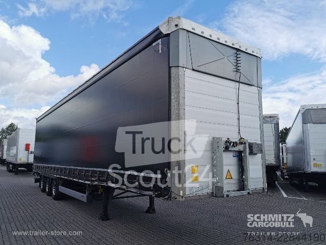 Auflieger mit Pritsche & Plane Schmitz Cargobull Curtainsider Mega Getränke gebraucht