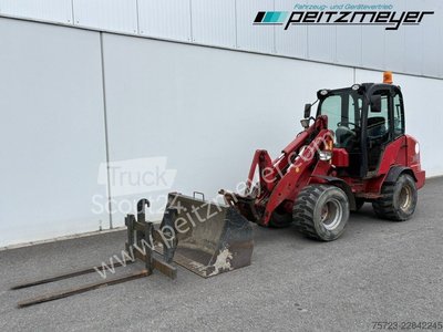 Radlader Schäffer Hoflader 3550 mit Kabine, Schaufel+Gabel gebraucht