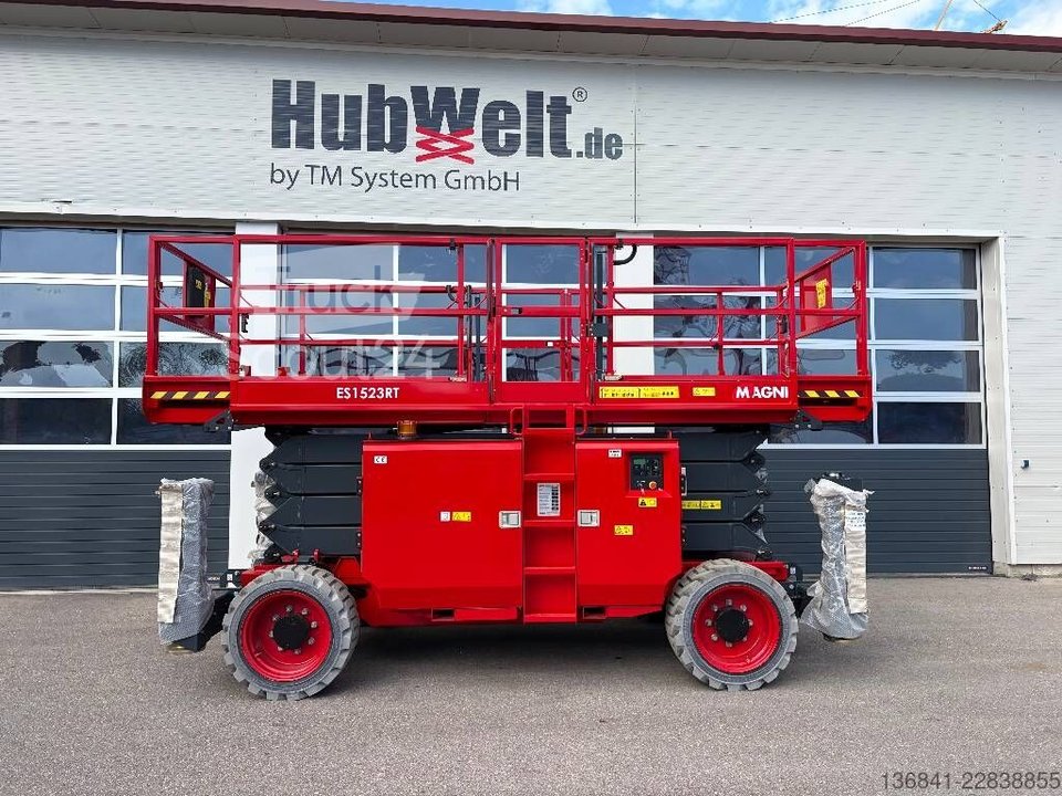 Scherenhebebühne Magni ES 1523 RT 15m 4x4 Scherenarbeitsbühne gebraucht