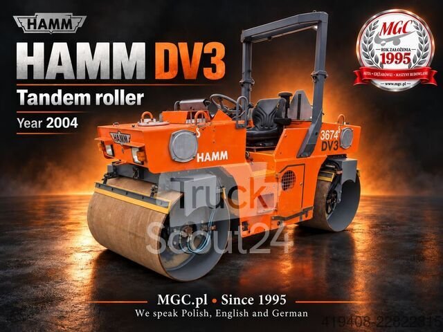Walze Hamm DV 3.22H / TANDEM ROLLER / SERVICED! gebraucht