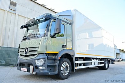 LKW mit Kofferaufbau Mercedes-Benz Antos 1835  20Pal. 8,15m LBW Alufelgen Scheckheft gebraucht