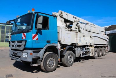 Betonpumpen-LKW MERCEDES-BENZ 5051 10x6 BB - Putzmeister 52 m - Nr.: 550 gebraucht