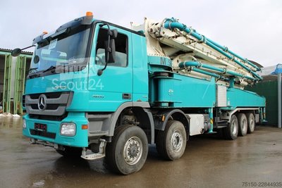 Betonpumpen-LKW MERCEDES-BENZ 5051 10x4 BB - Putzmeister 55 m - Nr.: 855 gebraucht