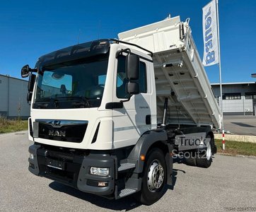 Kipper LKW MAN TGM 15.290/Kipper/4x2/NL7,7 To/AHK/Nur55 tkm/Top gebraucht