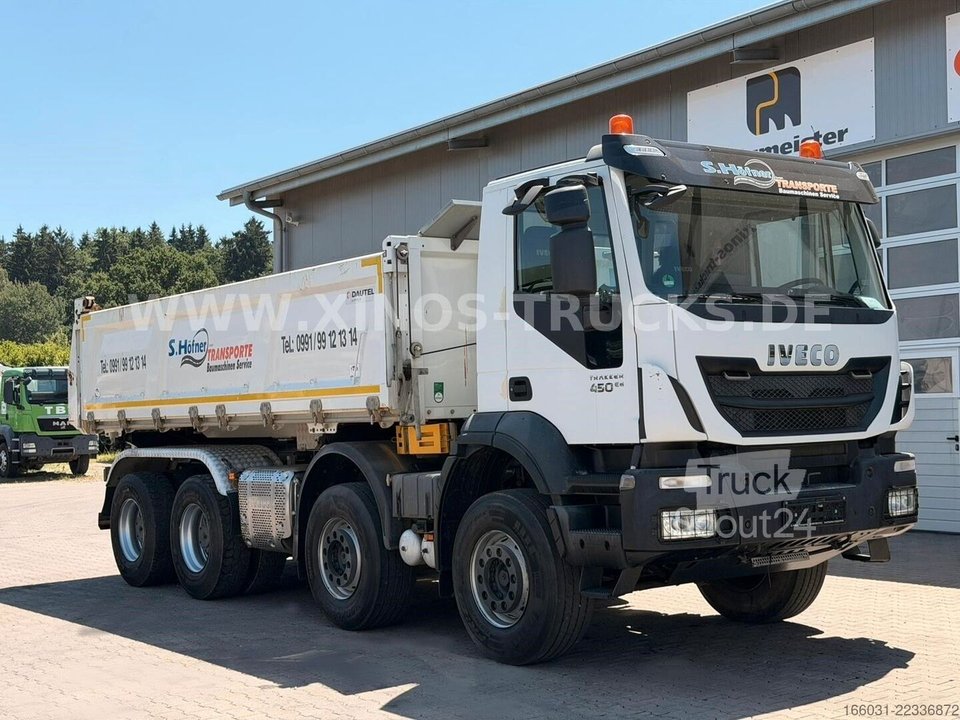Dreiseitenkipper LKW IVECO TRAKKER 450 8X4 DAUTEL Bordmatic 130.000km! gebraucht