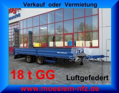 Tieflader Anhänger Müller-Mitteltal ETUE-TA 18,0  18 t GG Tandemtieflader gebraucht