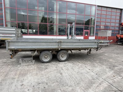 Tieflader Anhänger Roeger TT  Tandem Pritsche- Tieflader gebraucht