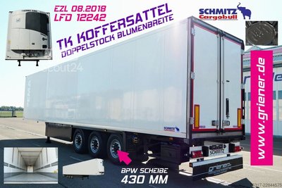 Kühlauflieger SCHMITZ CARGOBULL SKO 24/TK SLXi 300 /DS /BLUMEN / BPW gebraucht