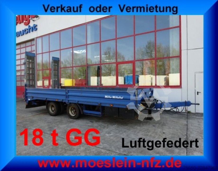 Müller-Mitteltal ETUE-TA 18,0  18 t GG Tandemtieflader
