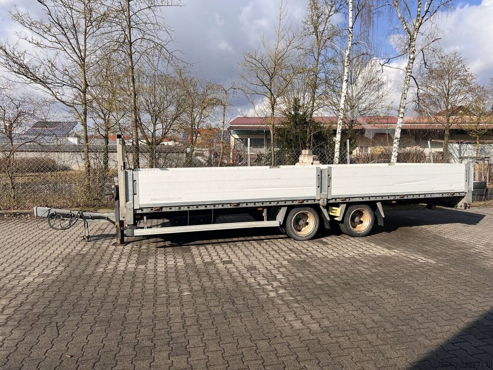 Humbaur HBTZ 137224  14,4 t Tandem- Pritschenanhänger- Tieflader