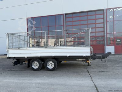  TK  Tandemkipper- Tieflader, Gitteraufsatz, Wenig Benutzt