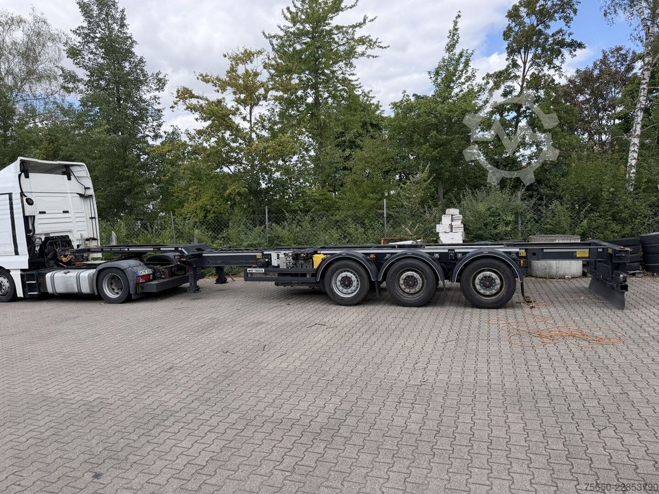 web trailer LPRS 24  3 Achs Container- Chassis incl. Generator TranscoolWenig Benutzt
