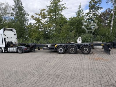 web trailer LPRS 24  3 Achs Container- Chassis incl. Generator TranscoolWenig Benutzt