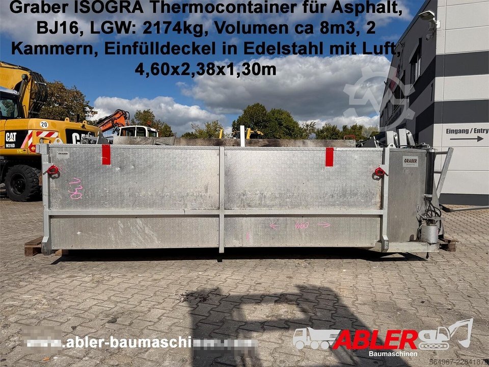 graber Isogra Asphalt-Thermocontainer