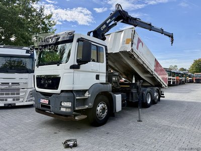 Kipper LKW MAN TGS 26.400 6X2 Kipper mit Kran Hiab 166-3 gebraucht