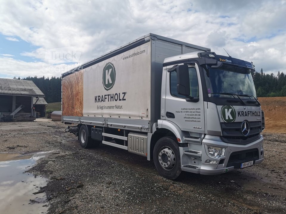 LKW mit Pritsche & Plane Mercedes-Benz Antos 1830 gebraucht