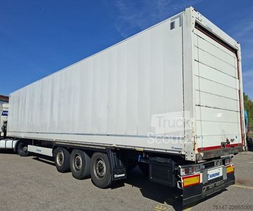 Kofferauflieger KRONE 3-Achs Textil Koffer Doppelstock Balken Rolltor gebraucht