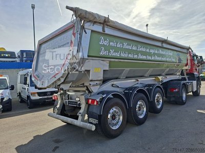 Kipper Auflieger MEIERLING 3-Achs Kombi-Kippmulde Alu mit Stahlboden gebraucht