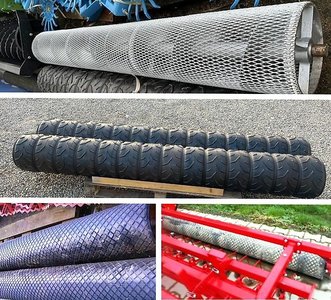 Farmflexwalze 2,26m Ø310, Bahnplaner, Gitterwalze 2,2m