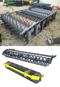 Packerwalzen NEU 2,0 m Abstreifer & Flexicon Spiralwalzen, Kernerwalzen 3m / 6m
