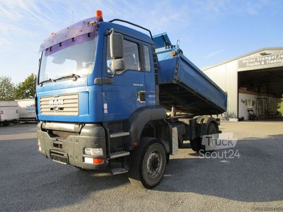 Dreiseitenkipper LKW MAN TGA 18.310 BB 4x4 Allrad *Meiller+8-Gang+AHK* gebraucht