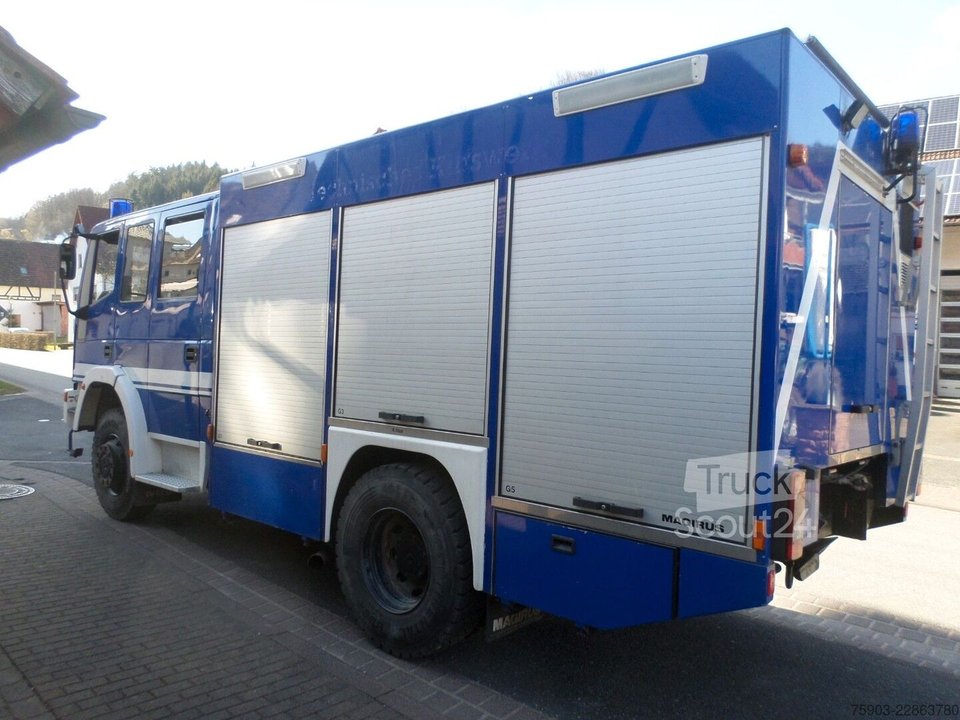 LKW mit Kofferaufbau IVECO Iveco FF 135 E 4x4  Doppelkabiene   Koffer THW gebraucht
