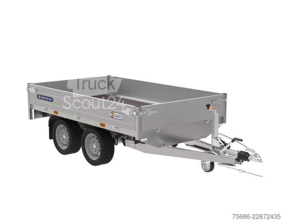 Anhänger mit offener Pritsche Saris  Hochlader 256x150x30 2000Kg Pritsche  neu