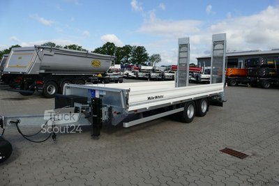 Tieflader Anhänger MÜLLER-MITTELTAL 14,4 to. Tandem Tieflader mit Auffahrrampen neu
