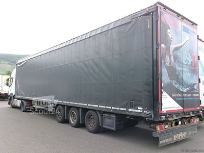 Auflieger mit Pritsche & Plane KÖGEL Mega Orten SafeServer 2in1*Hubdach*Enteisung*SAF gebraucht