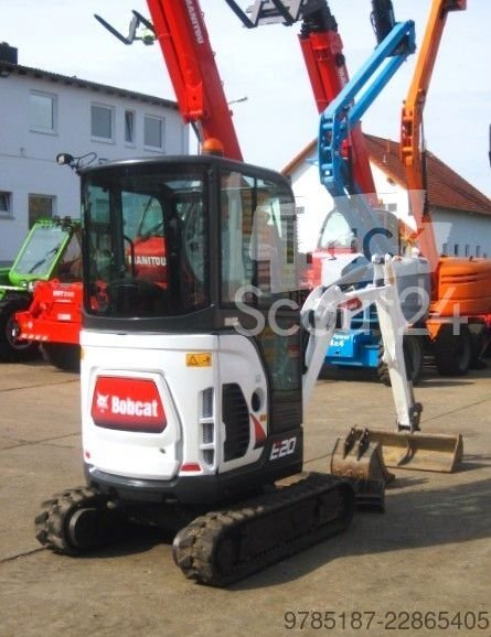 Minibagger BOBCAT E 20 * 2x Löffel * * Verstellfahrwerk * gebraucht