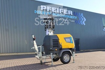 Lichtturm Atlas Copco Hilight H6+ Valid inspection, Max Boom Height 8m, gebraucht