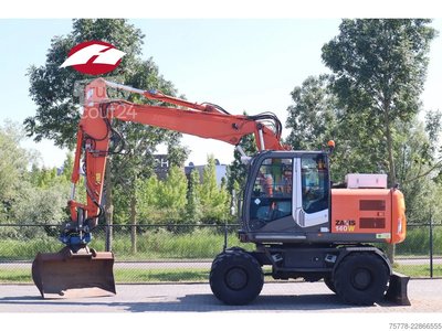 Radbagger Hitachi ZX140 ZX140W-3 | ROTOTILT & BUCKET | DUTCH MACHINE gebraucht