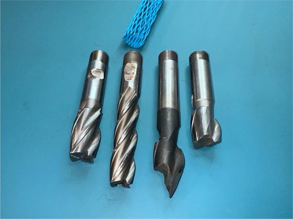 4x Shaft milling cutter Ø 20/16 mm milling machine CNC