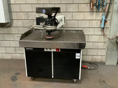 Q-Fin Topgrinder Dreharm Stahlplattenentgratung / Schleifmaschine