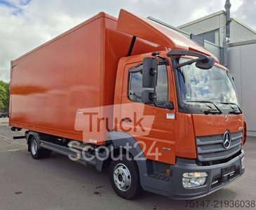Transporter mit Koffer MERCEDES-BENZ 816 L Atego Klima Koffer Ladebordwand Euro6D gebraucht