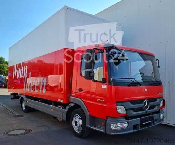 Transporter mit Koffer MERCEDES-BENZ 816 Atego 3-Sitz Möbel Rolltor Treppe 7,30 Meter gebraucht