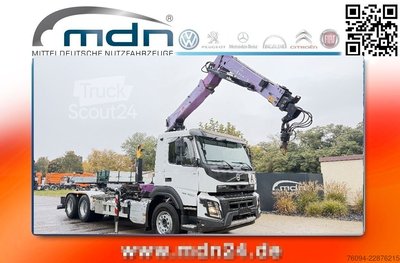 Abrollkipper VOLVO FMX 460 6x4 liftachse Abrollkipper KRAN 13m FUNK gebraucht