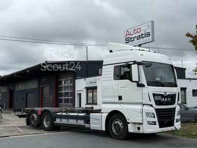 Wechselfahrgestell LKW MAN TGX 26.460 6x2 Retarder Luft/Lift ACC Klima LBW gebraucht