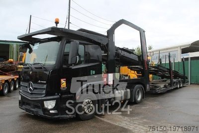 Autotransporter LKW MERCEDES-BENZ 1846 4x2 LL - LOHR - Nr.: 374 gebraucht