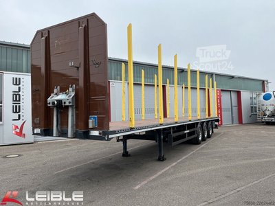 Auflieger mit offener Pritsche SCHWARZMÜLLER S1*Holzrungen & Plattform*Liftachse*SAF-Achsen* gebraucht