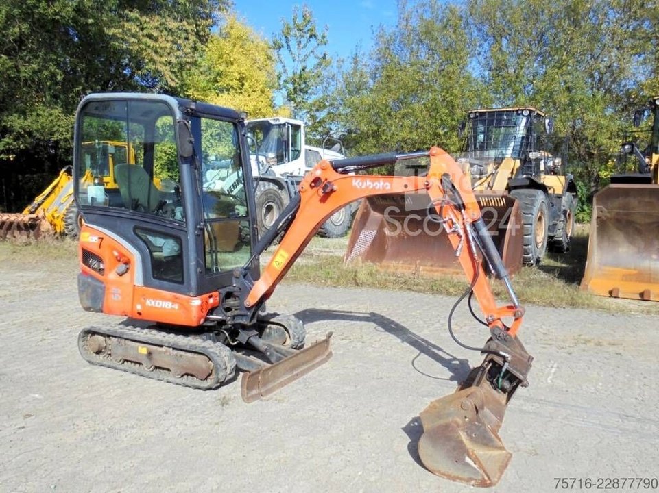 Minibagger Kubota KX 018-4 gebraucht