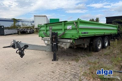 Tieflader Anhänger FLIEGL TSK 100, Verzinkt, Tandem, 4.500mm lang,Zurrösen gebraucht
