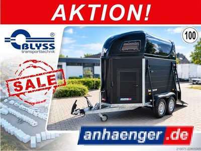 Kofferanhänger NIEWIADOW NERO Black Edition Alu 2-Pferdeanhänge 2500kg neu