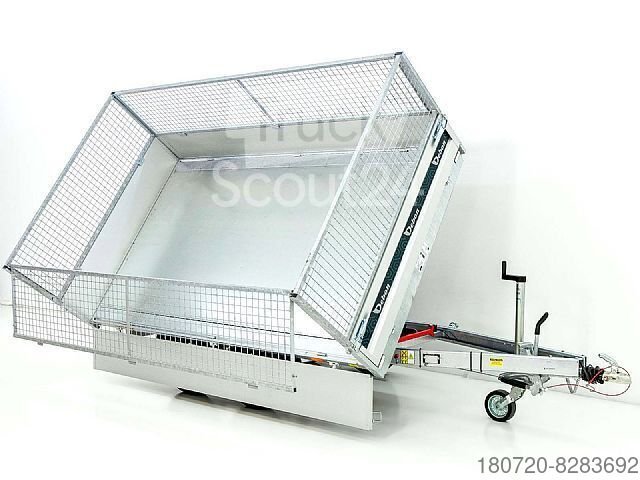 Dreiseitenkipper Anhänger Cheval Liberté Debon Dreiseitenkipper 180x306 2,6t E-Pumpe Gitter neu
