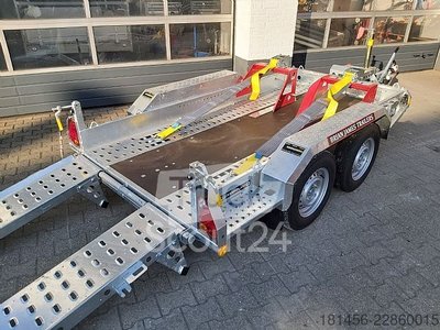 Baumaschinenanhänger Brian James Trailers Digger Plant 2 2,7 mit Trac Strap Modell Neu neu
