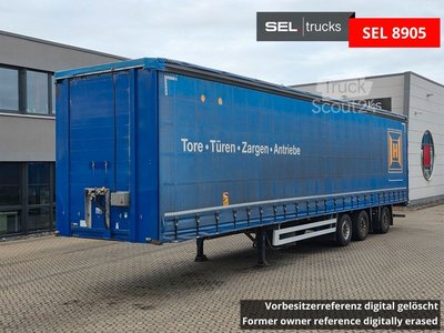 Auflieger mit Pritsche & Plane  Stern SP270 | Staplerhalter. | EDSCHA | Aluklpp. gebraucht