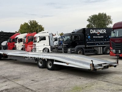 Autotransporter Anhänger Techau 9m Luftfederung Strom Durchladefunktion gebraucht