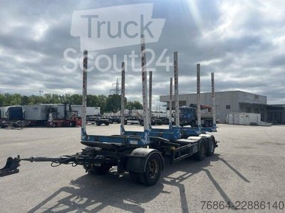 Holztransport Anhänger SCHWARZMüLLER N-SERIE  3-ACHS HOLZANHäNGER 4 RUNGENPAARE gebraucht