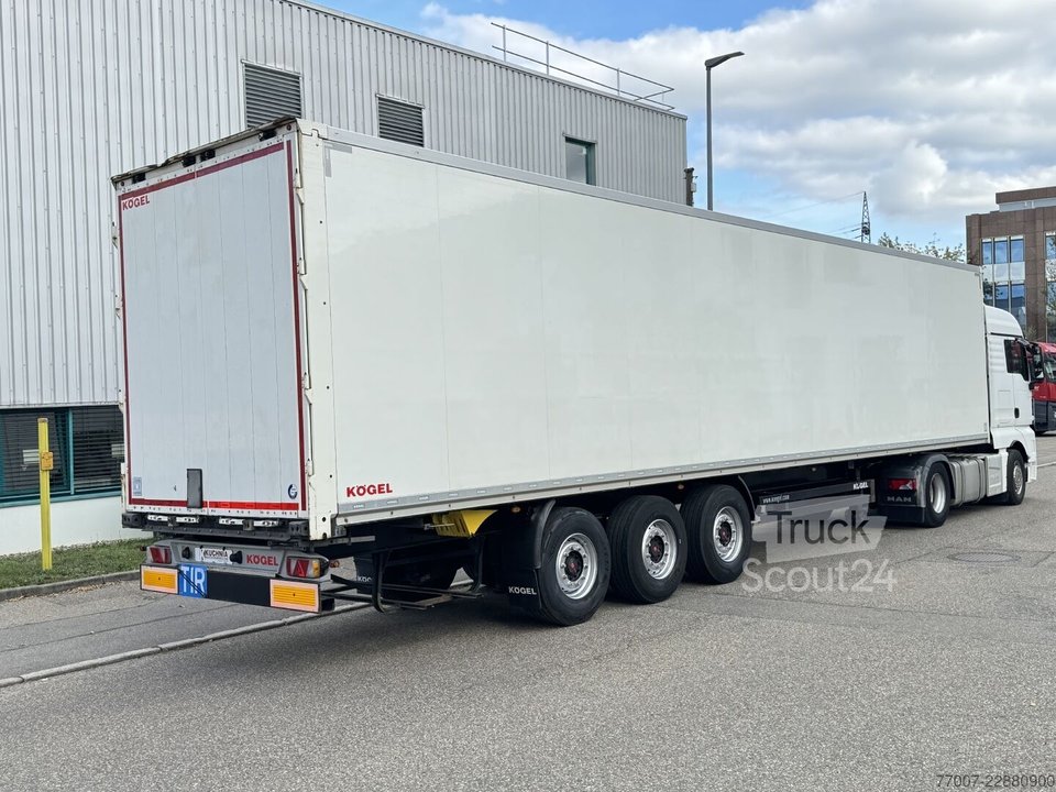 Kofferauflieger Kögel SKH24 Iso-Koffer PurFerro SAF Achsen gebraucht