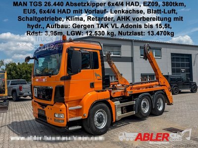 Absetzkipper LKW MAN TGS 26.440 Absetzkipper HAD Retarder gebraucht